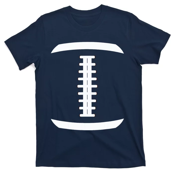 American Football Ball Costume Lace Up Thanksgiving Football T-Shirt