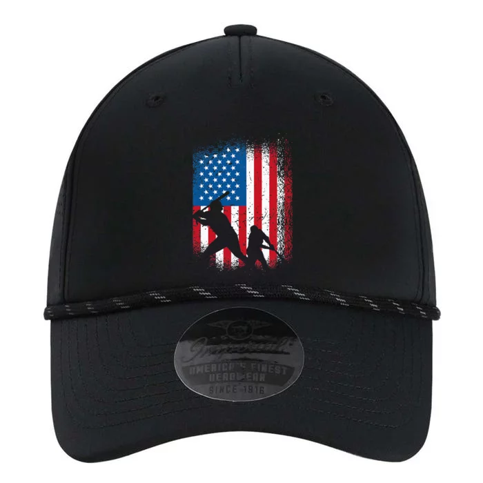 American flag baseball design USA flag baseball Performance The Dyno Cap