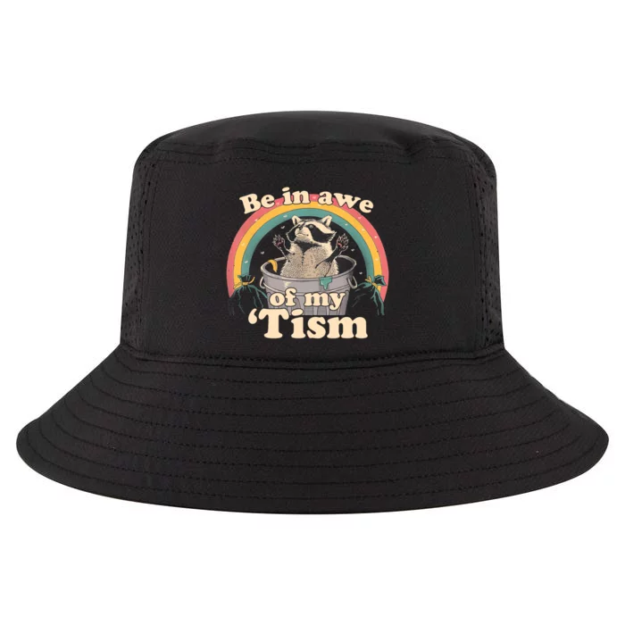 Autism Funny Be In Awe Of My Tism Meme Autistic Opossum Cool Comfort Performance Bucket Hat