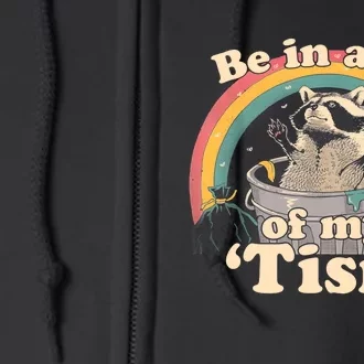 Autism Funny Be In Awe Of My Tism Meme Autistic Opossum Full Zip Hoodie