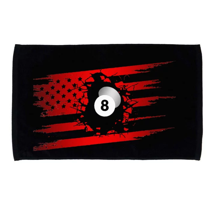 American Flag Billiards Apparel  Billiards Microfiber Hand Towel