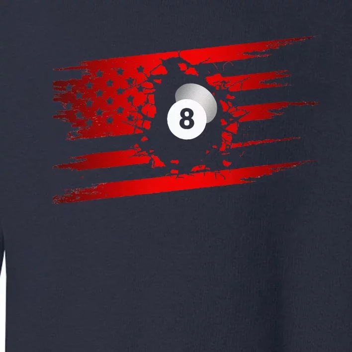 American Flag Billiards Apparel  Billiards Toddler Sweatshirt