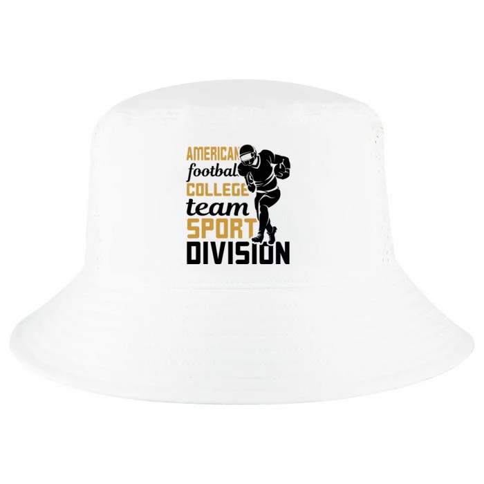 American Football College Team Sport Divison Cool Comfort Performance Bucket Hat