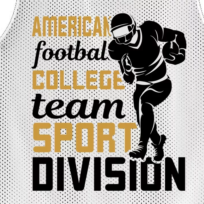 American Football College Team Sport Divison Mesh Reversible Basketball Jersey Tank