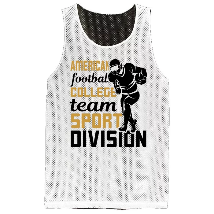 American Football College Team Sport Divison Mesh Reversible Basketball Jersey Tank