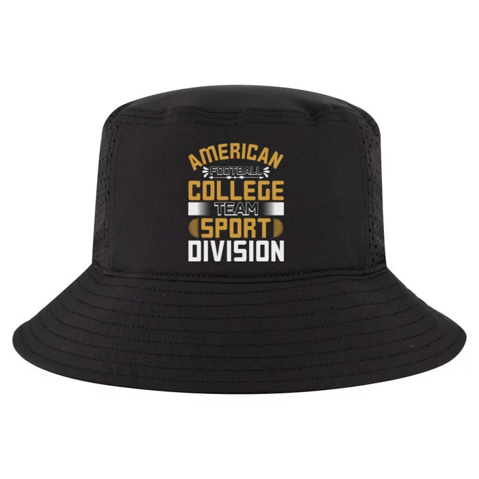 American Football College Team Sport Division Cool Comfort Performance Bucket Hat