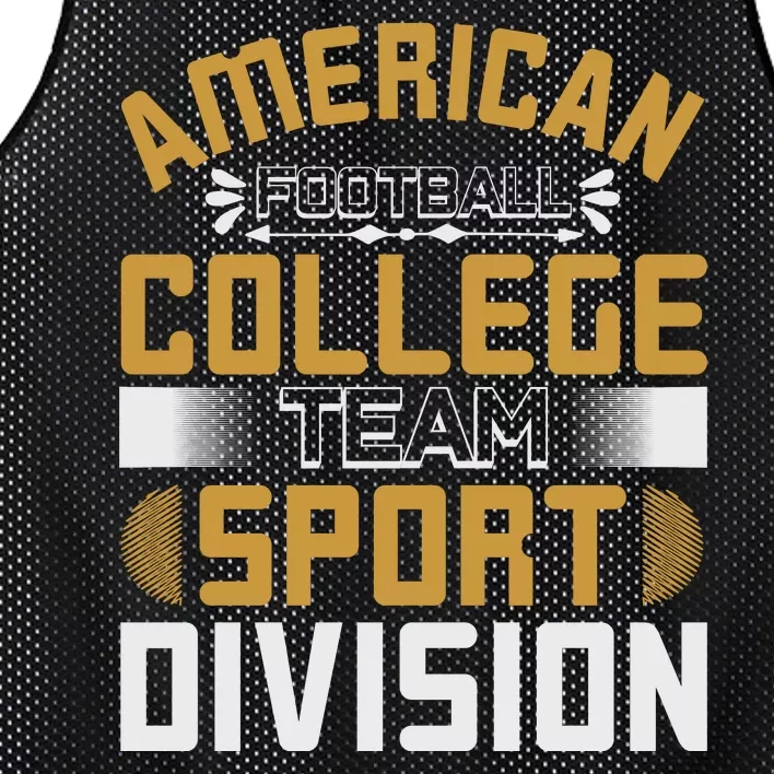 American Football College Team Sport Division Mesh Reversible Basketball Jersey Tank