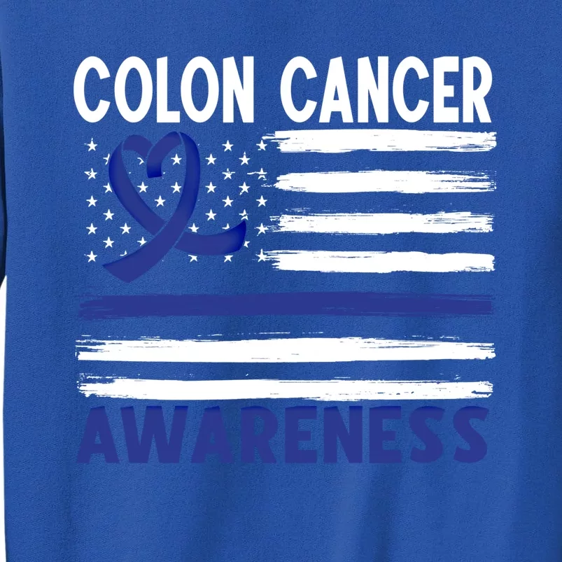 American Flag Colon Cancer Awareness Great Gift Sweatshirt