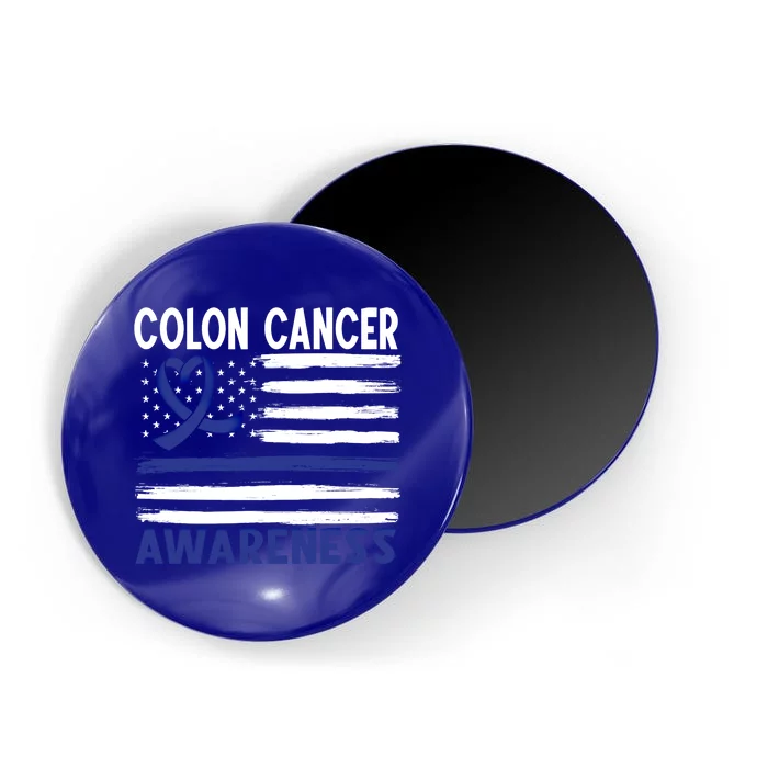 American Flag Colon Cancer Awareness Great Gift Magnet