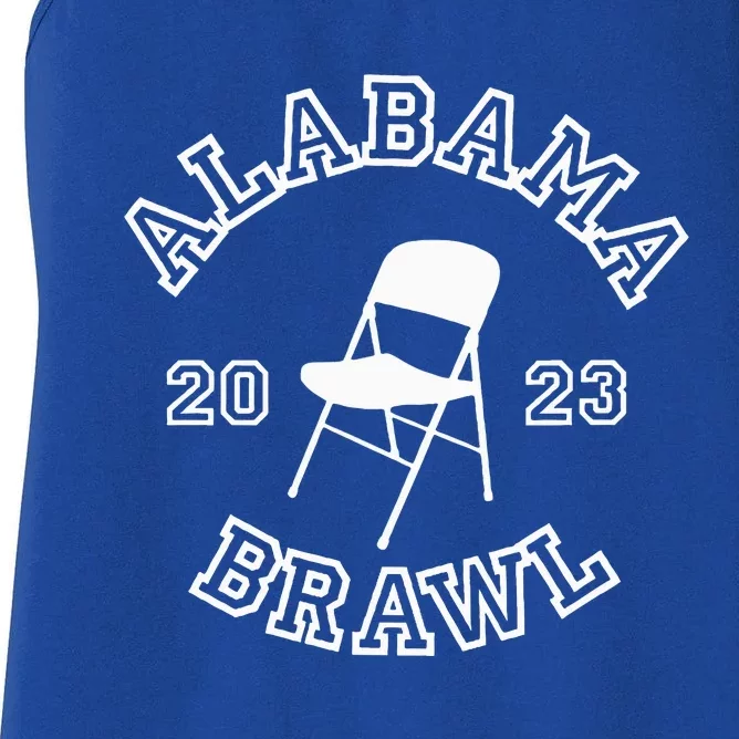 Alabama Folding Chair Brawl Women's Racerback Tank