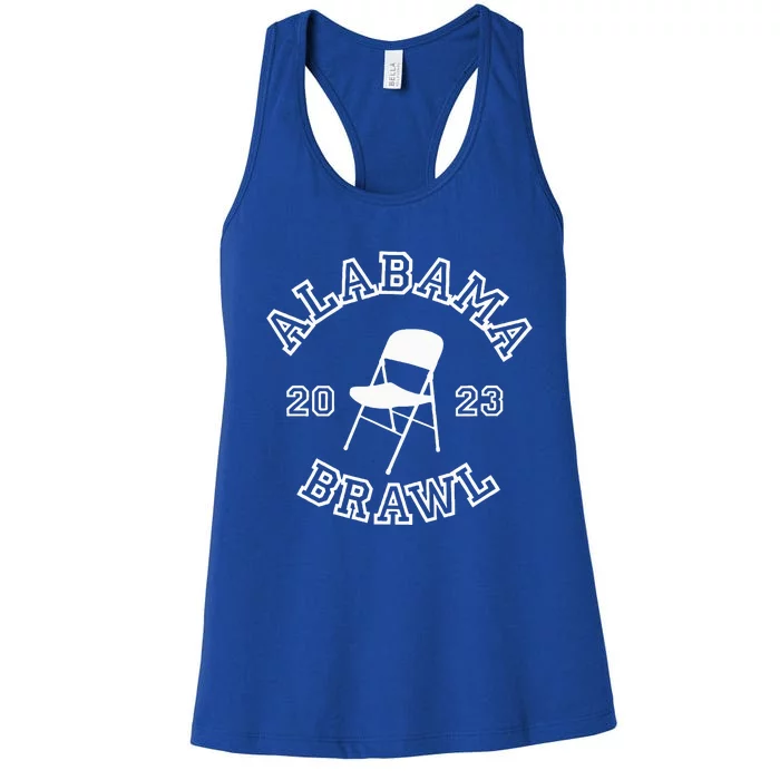 Alabama Folding Chair Brawl Women's Racerback Tank