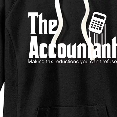 Accountant Funny CPA Gift Accountant Humor Spoof Women's Fleece Hoodie