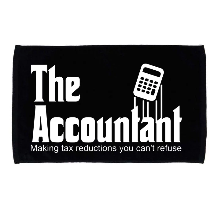 Accountant Funny CPA Gift Accountant Humor Spoof Microfiber Hand Towel