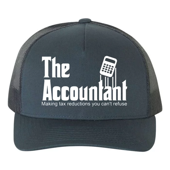 Accountant Funny CPA Gift Accountant Humor Spoof Yupoong Adult 5-Panel Trucker Hat