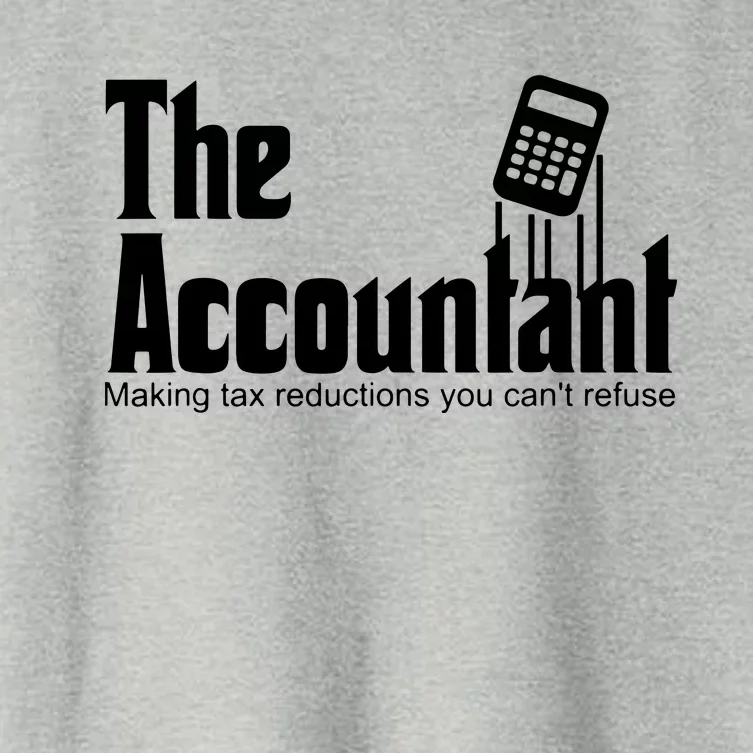 Accountant Funny CPA Gift Accountant Humor Spoof Women's Crop Top Tee