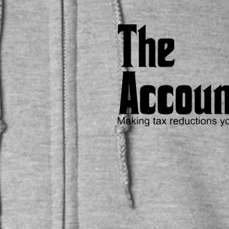 Accountant Funny CPA Gift Accountant Humor Spoof Full Zip Hoodie