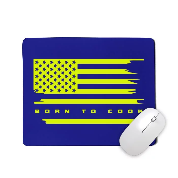 American Flag Cooking Chef Cook Cooking Gift Mousepad