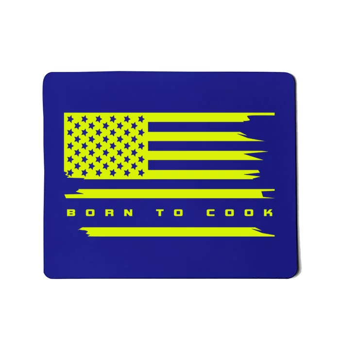 American Flag Cooking Chef Cook Cooking Gift Mousepad