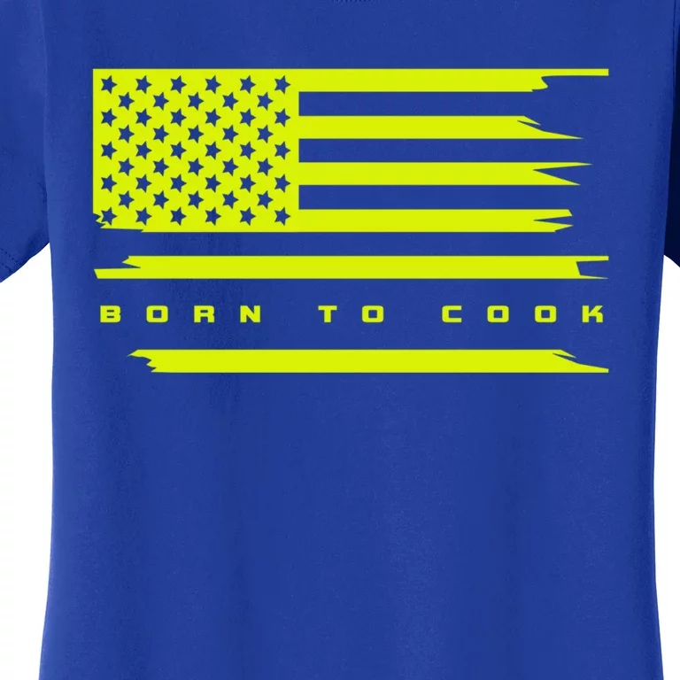 American Flag Cooking Chef Cook Cooking Gift Women's T-Shirt