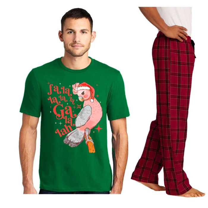 Australian Funny Christmas Holidays Cute Galah Bird Falala Pajama Set