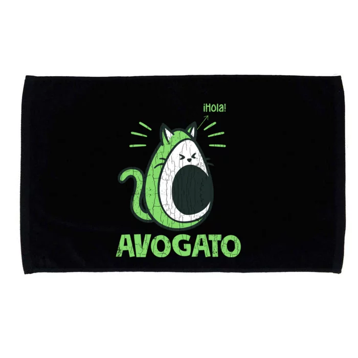 Avogato Funny Cat Owner Graphic Gift Microfiber Hand Towel