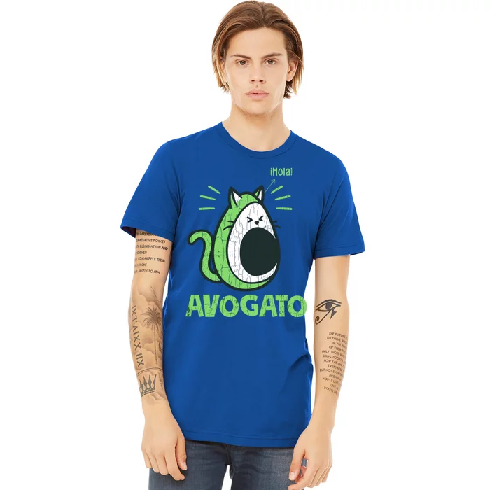 Avogato Funny Cat Owner Graphic Gift Premium T-Shirt