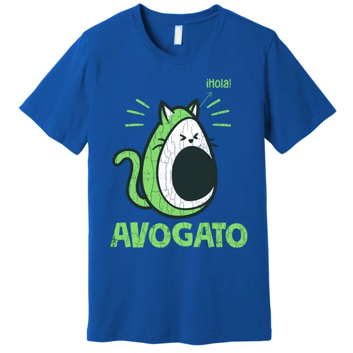 Avogato Funny Cat Owner Graphic Gift Premium T-Shirt