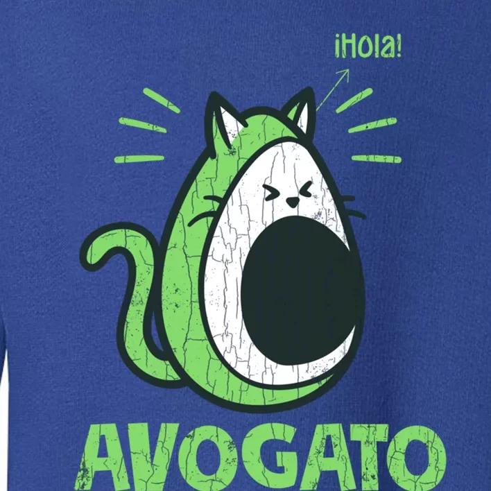 Avogato Funny Cat Owner Graphic Gift Toddler Sweatshirt