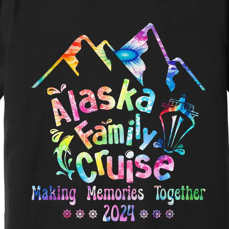 Alaska Family Cruise 2024 Matching Friends & Group Adventure Premium T-Shirt