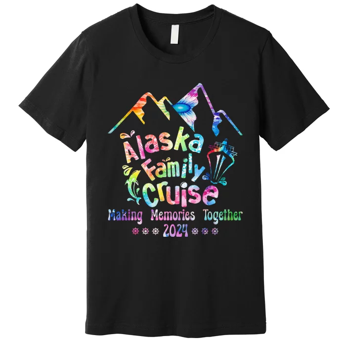 Alaska Family Cruise 2024 Matching Friends & Group Adventure Premium T-Shirt