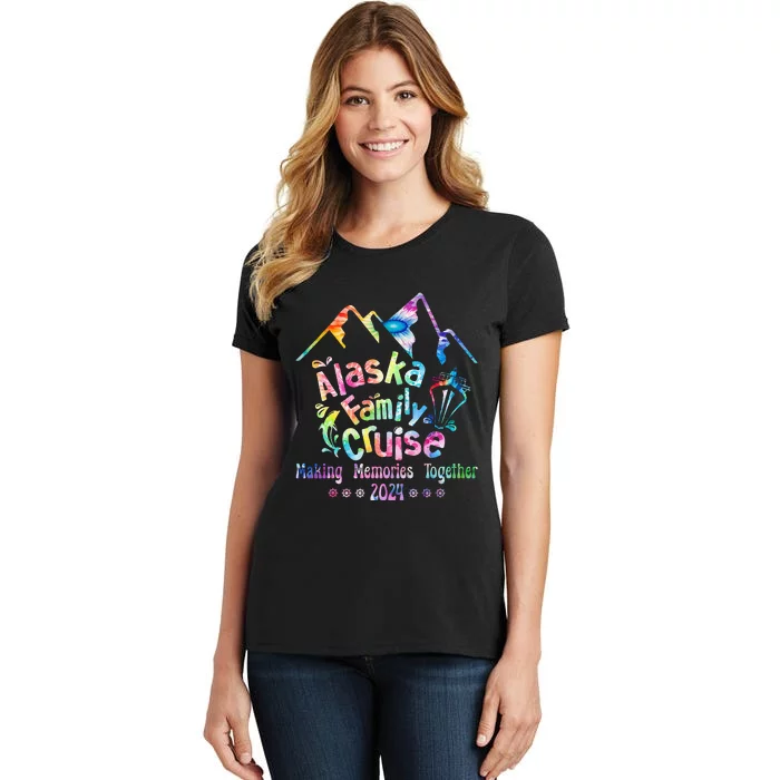 Alaska Family Cruise 2024 Matching Friends & Group Adventure Women's T-Shirt