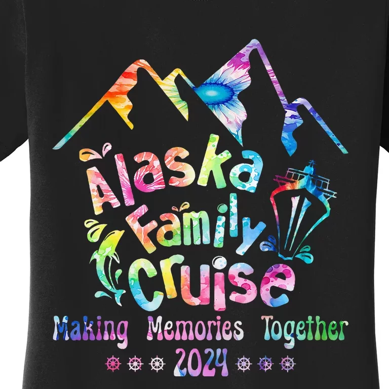 Alaska Family Cruise 2024 Matching Friends & Group Adventure Women's T-Shirt