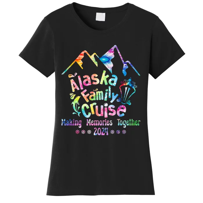 Alaska Family Cruise 2024 Matching Friends & Group Adventure Women's T-Shirt