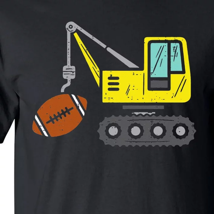 American Football Crane Construction Truck Tall T-Shirt