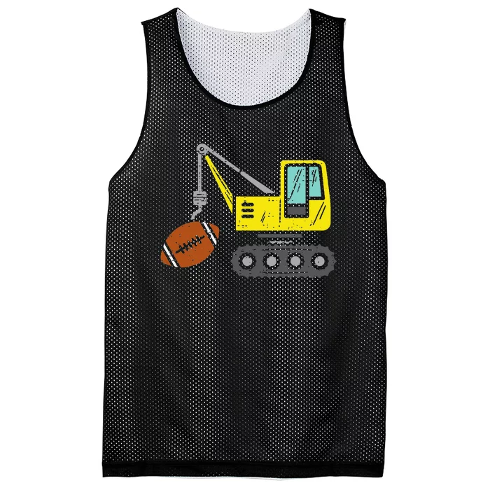 American Football Crane Construction Truck Mesh Reversible Basketball Jersey Tank