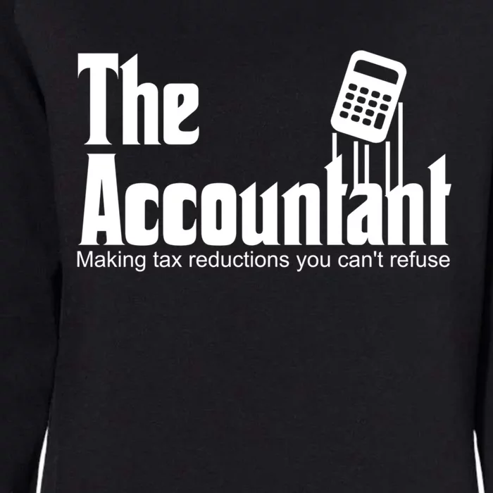 Accountant Funny Cpa Gift Accountant Humor Spoof Gift Womens California Wash Sweatshirt