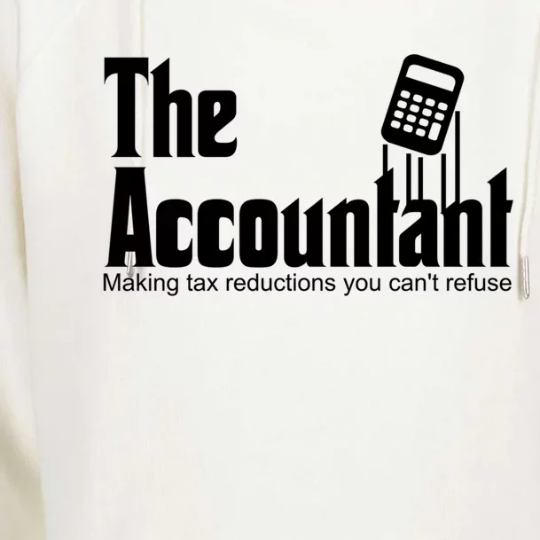 Accountant Funny Cpa Gift Accountant Humor Spoof Gift Womens Funnel Neck Pullover Hood