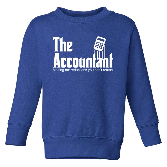 Accountant Funny Cpa Gift Accountant Humor Spoof Gift Toddler Sweatshirt