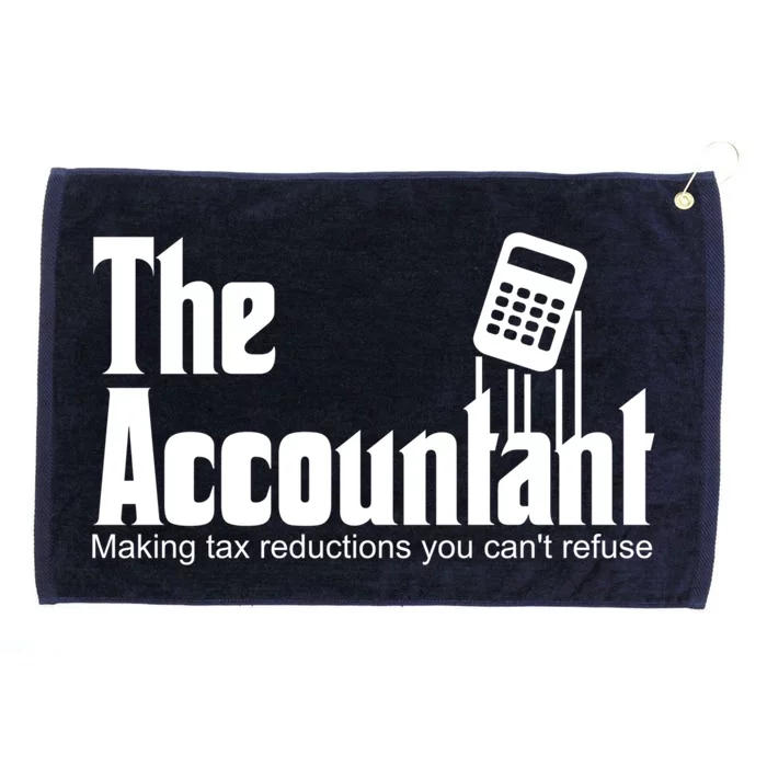 Accountant Funny Cpa Gift Accountant Humor Spoof Gift Grommeted Golf Towel