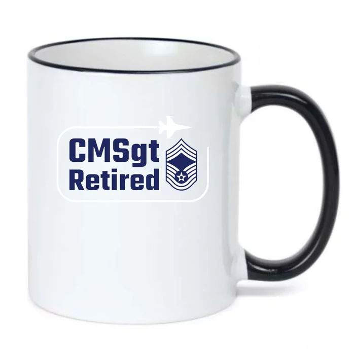 Air Force Chief Master Sergeant Retired Gift Black Color Changing Mug