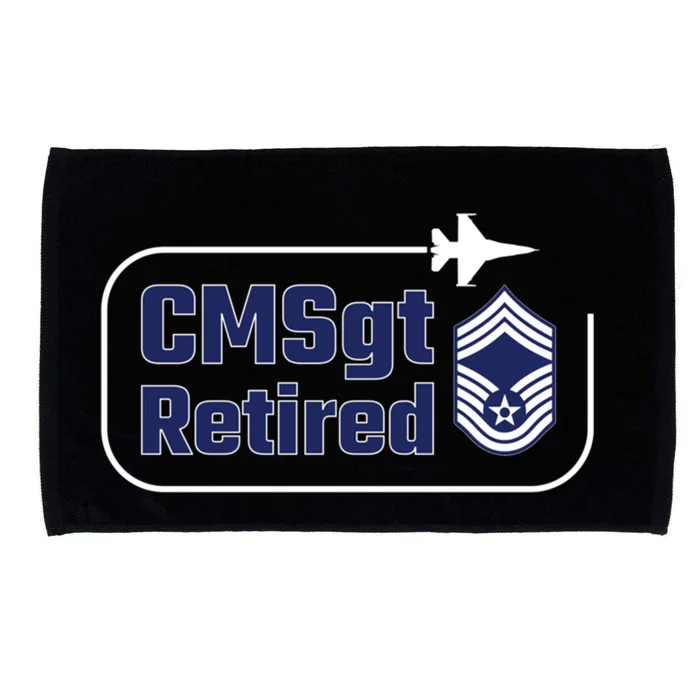 Air Force Chief Master Sergeant Retired Gift Microfiber Hand Towel