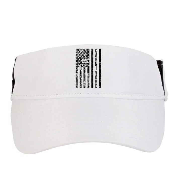 American Flag Carnivore Meat Eater Adult Drive Performance Visor