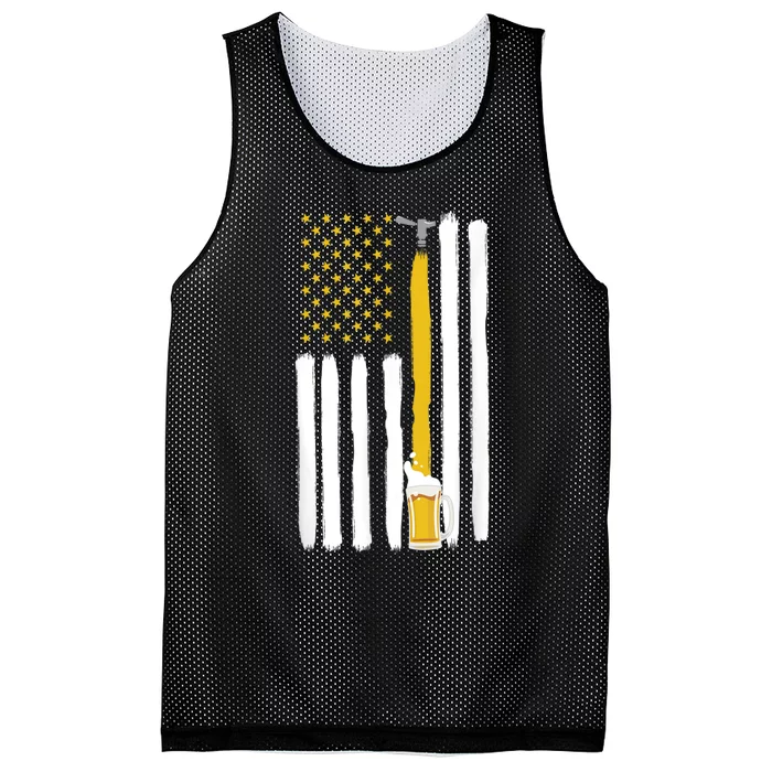 American Flag Craft Beer Brewery Oktoberfest Party Mesh Reversible Basketball Jersey Tank