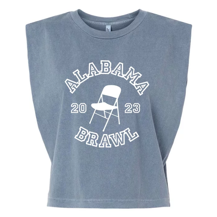 Alabama Folding Chair Brawl Garment-Dyed Women's Muscle Tee