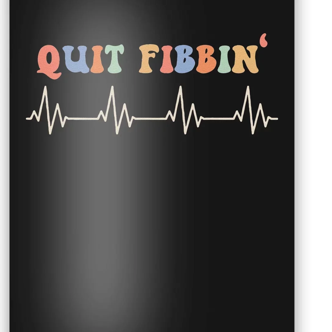 Atrial Fibrillation Cardiology Heart Rythm Quit Fibbin Poster