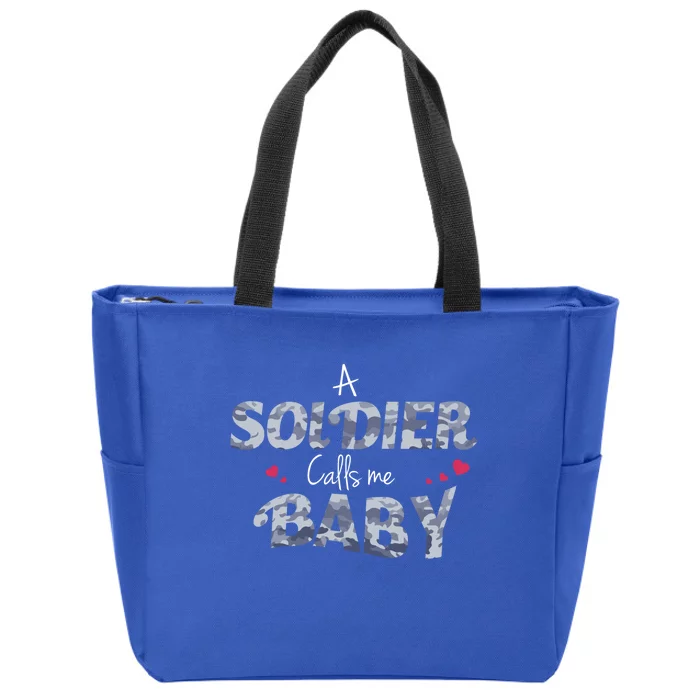 Army Friend Cool Gift For Proud Army Wives And Friends Zip Tote Bag