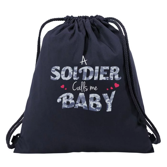 Army Friend Cool Gift For Proud Army Wives And Friends Drawstring Bag