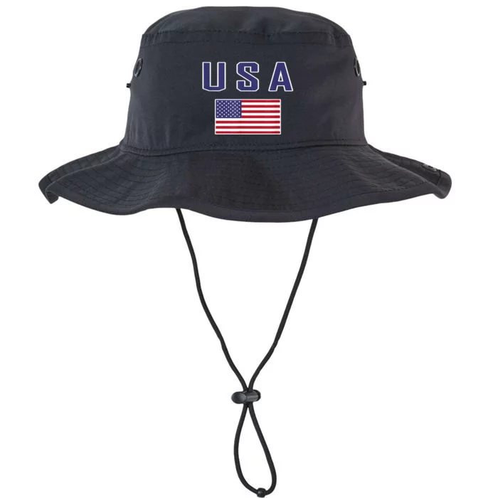 American Flag Cool Patriotic Usa Flags Legacy Cool Fit Booney Bucket Hat