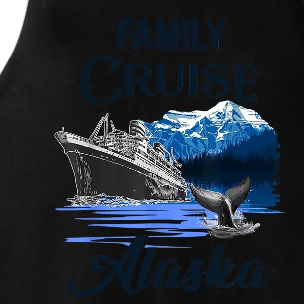 Alaska Family Cruise Vacation Ladies Tri-Blend Wicking Tank