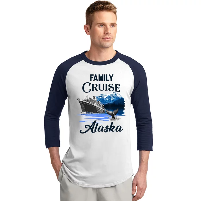 Alaska Family Cruise Vacation Baseball Sleeve Shirt